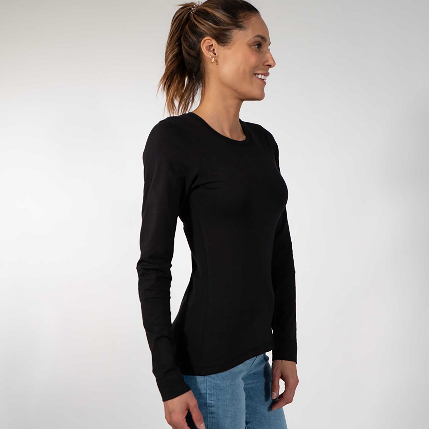 Dakini Women's Organic Cotton Long Sleeve T-shirt - view number 2