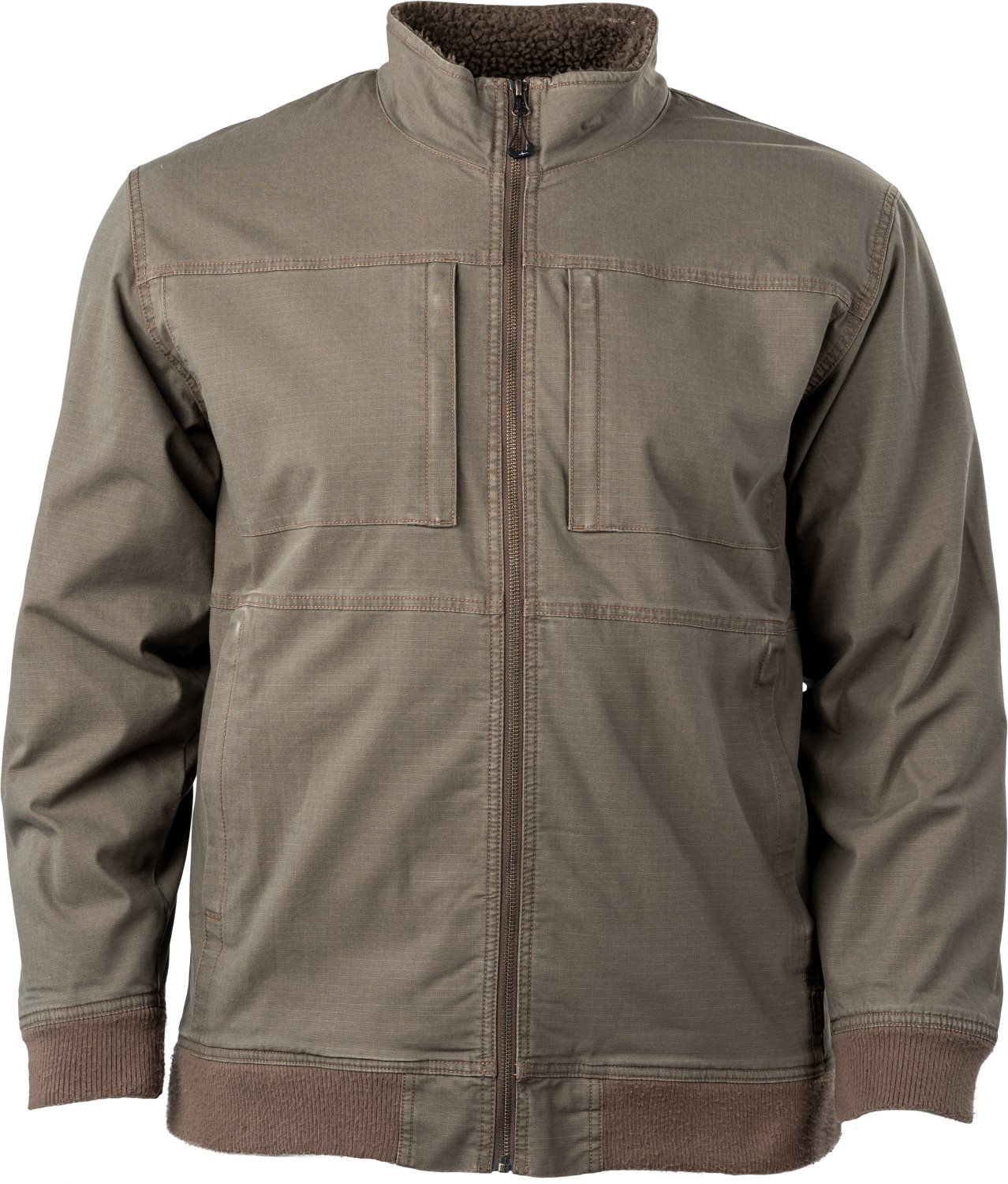 Habit Men's Sherpa Lined Canvas Jacket - view number 4