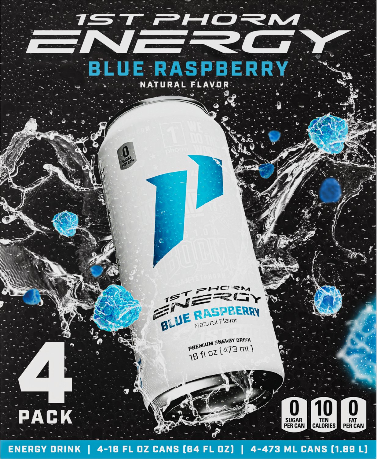 1st Phorm Energy Drinks 4-Pack                                                                                                   - view number 3