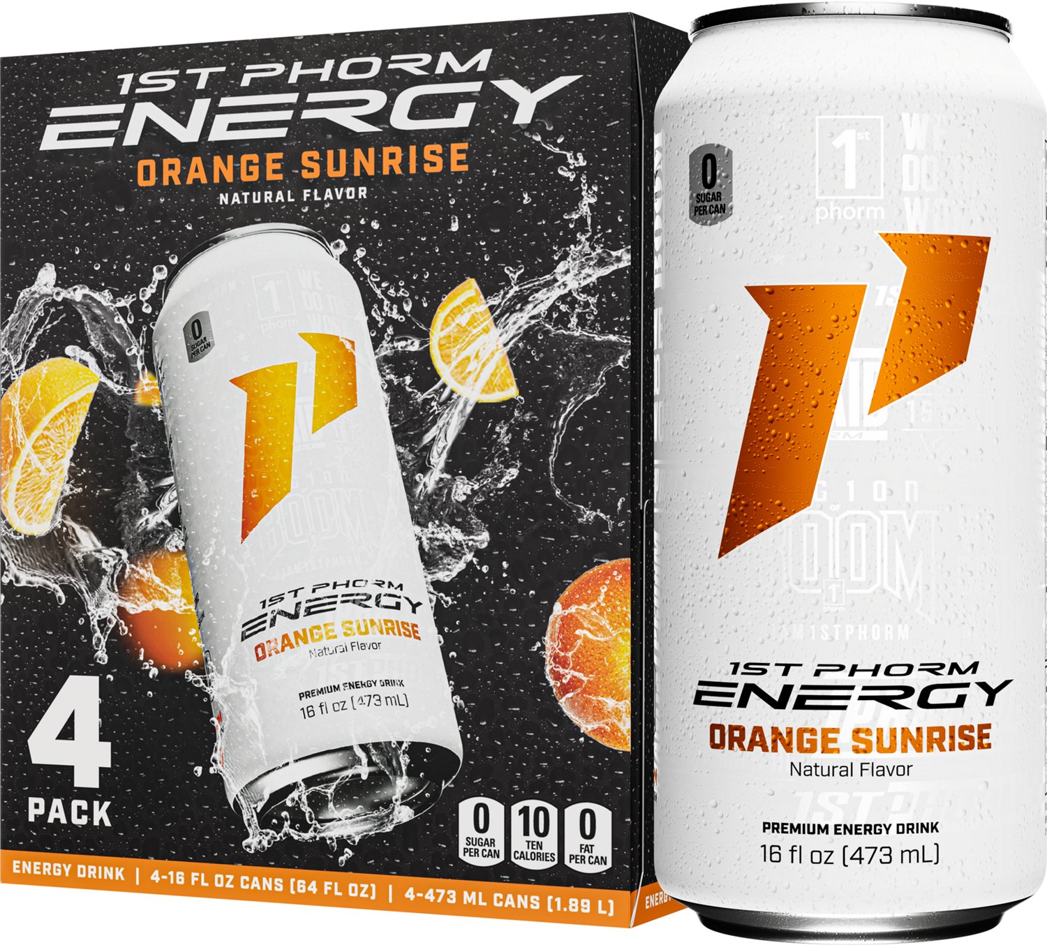 1st Phorm Energy Drinks 4-Pack