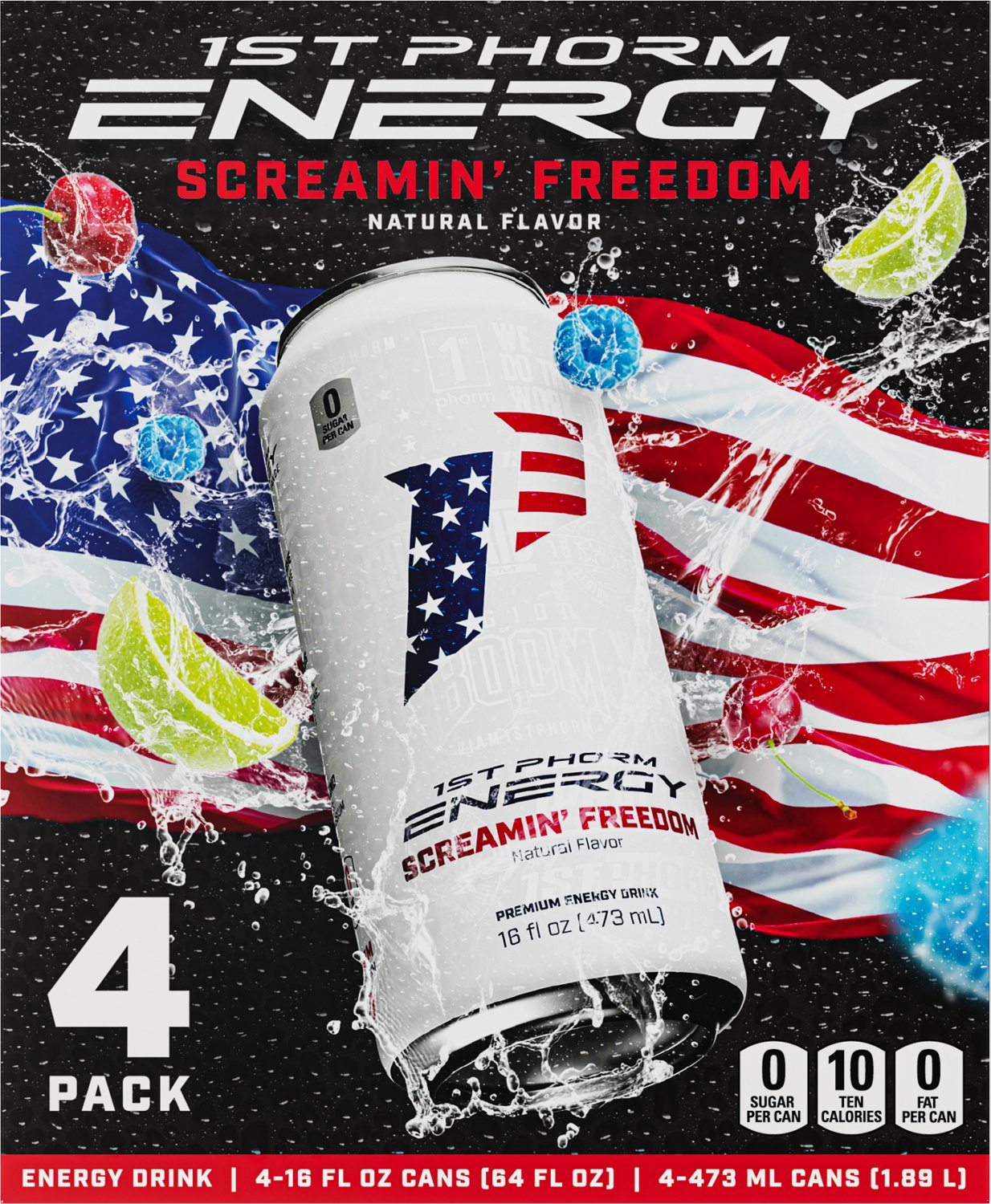 1st Phorm Energy Drinks 4-Pack                                                                                                   - view number 3