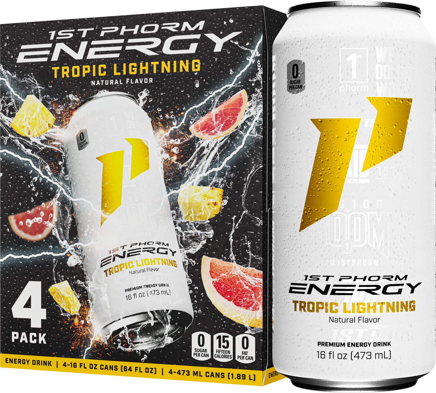 1st Phorm Energy Drinks 4-Pack                                                                                                   - view number 2