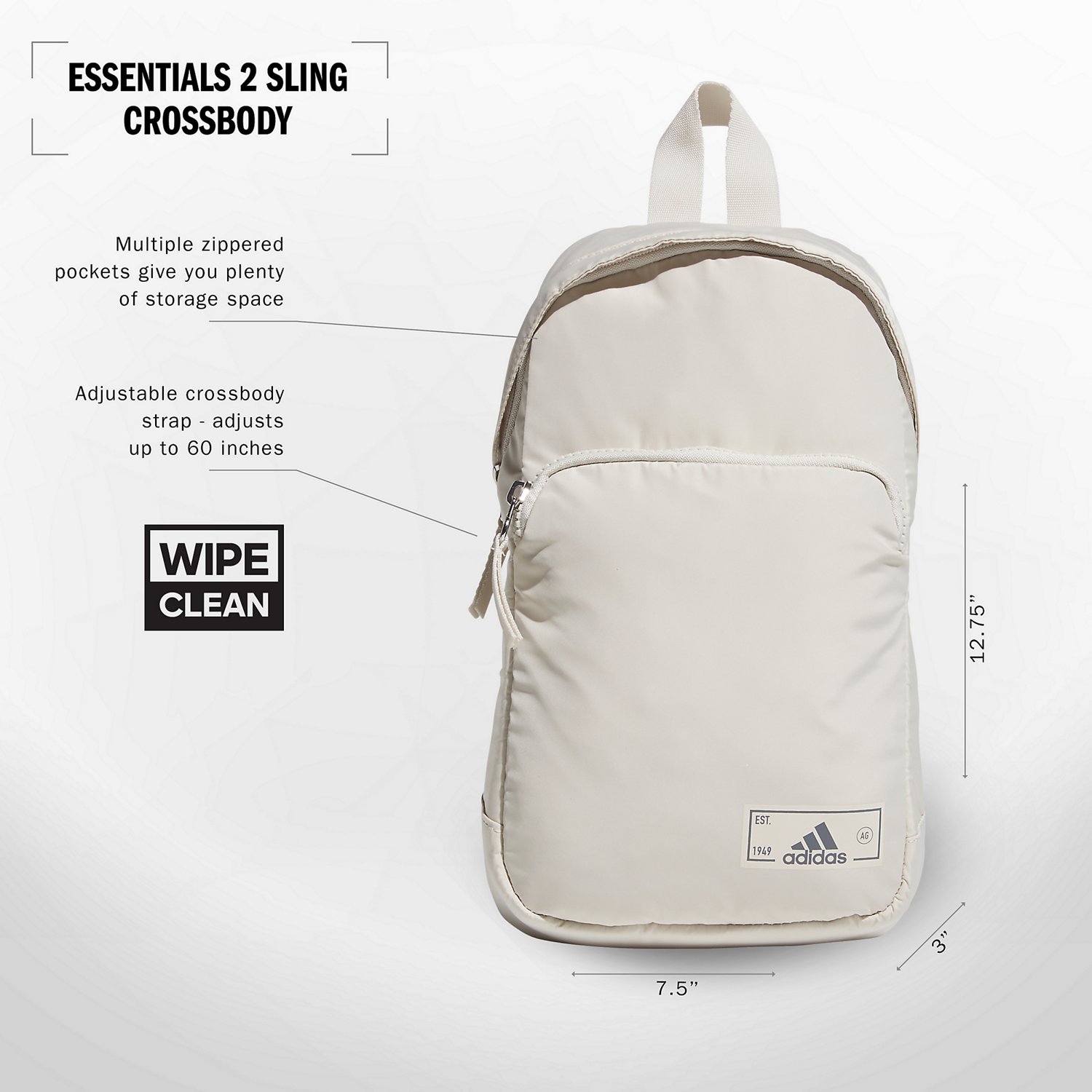 adidas Men's Essentials 2 Sling Crossbody Bag - view number 5