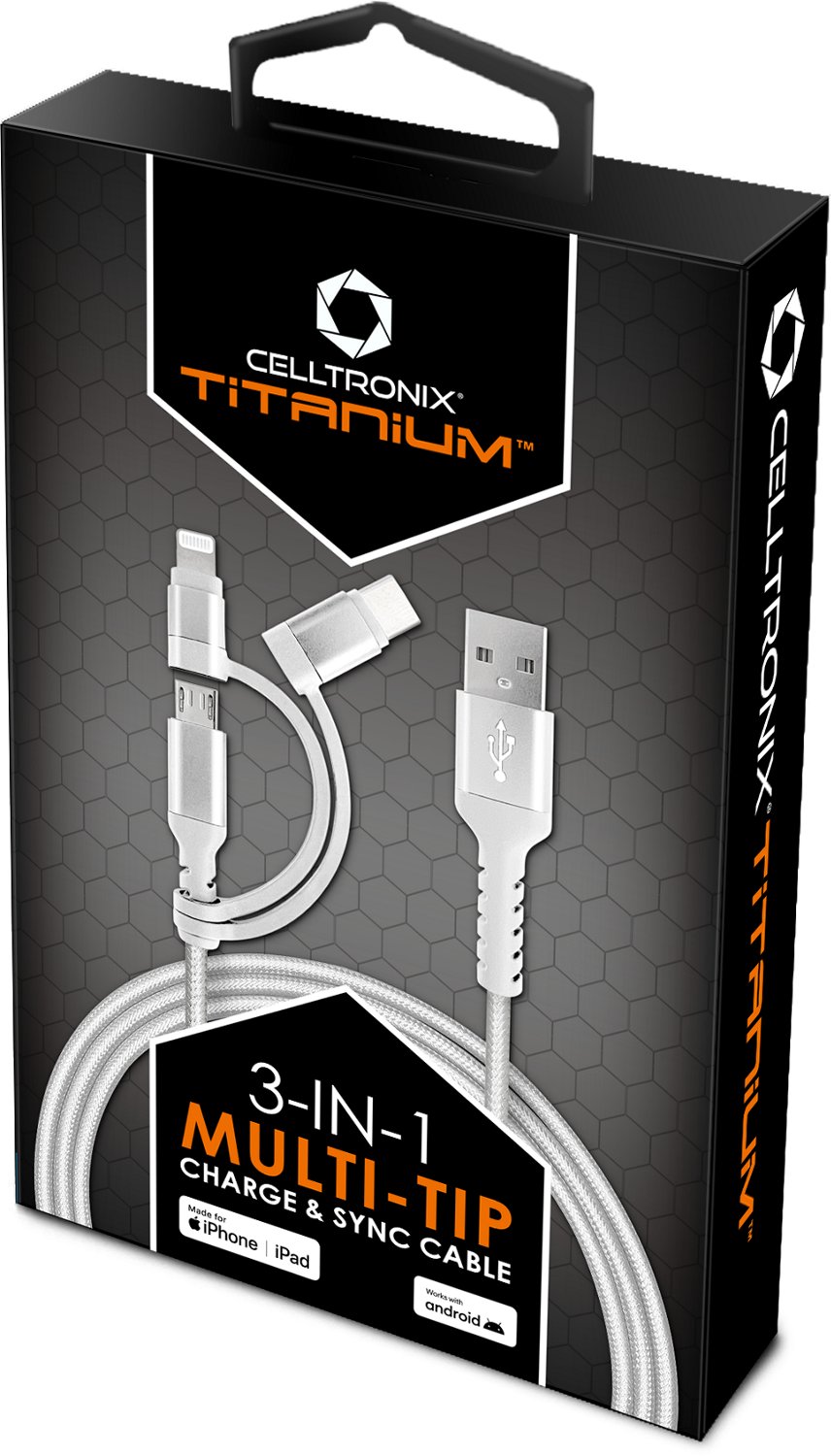 Celltronix 3-in-1 Multitip Cable                                                                                                 - view number 2