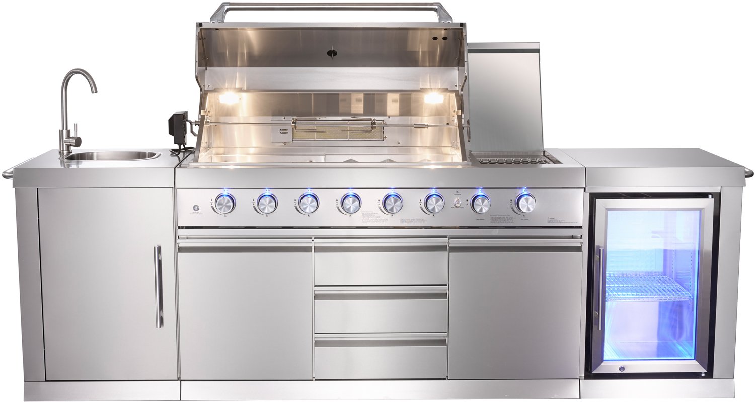 Big Horn 6-Burner Propane Gas Grill Island - view number 2