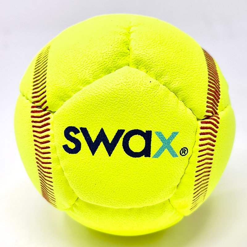 Swax Soft Training Softball, Neon Yellow