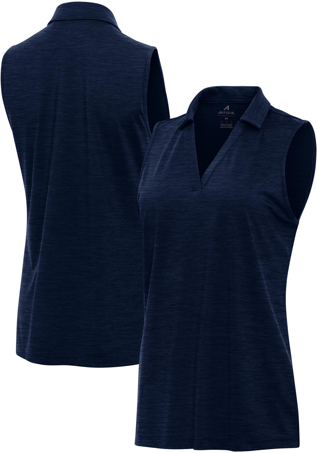 Antigua Women's Layout Sleeveless Polo Shirt - view number 2