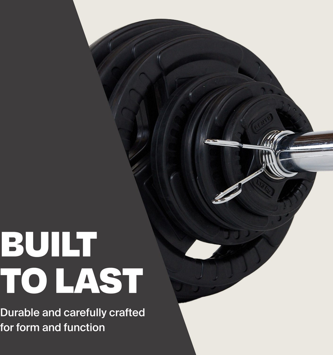 CENTR 300 lb Olympic Barbell Weight Set - view number 5