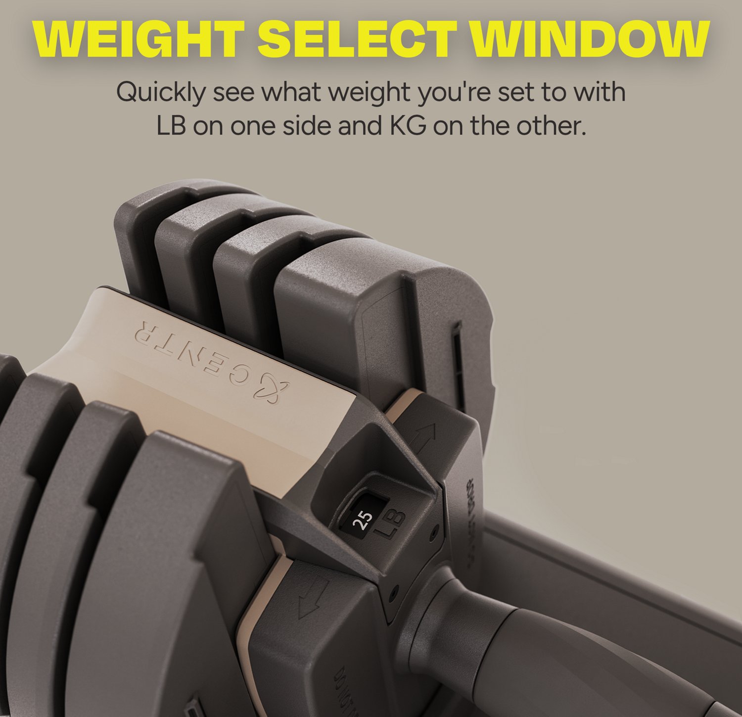 CENTR Smart Stack 50 Single Adjustable Dumbbell - view number 6