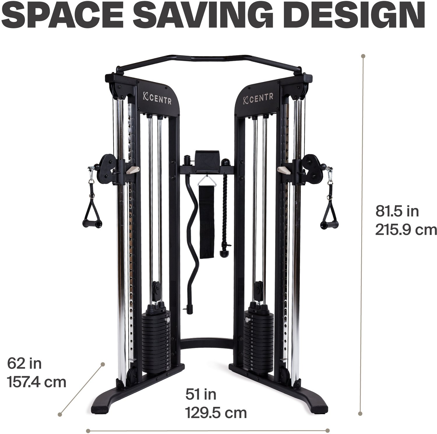 CENTR Multifunctional Cable Machine 2 Home Gym System                                                                            - view number 3