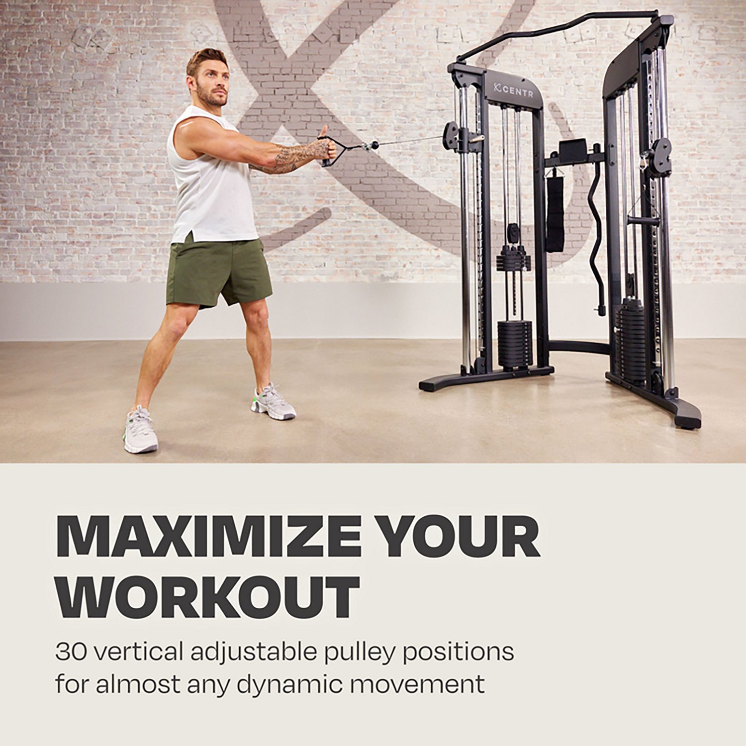 CENTR Multifunctional Cable Machine 2 Home Gym System                                                                            - view number 7