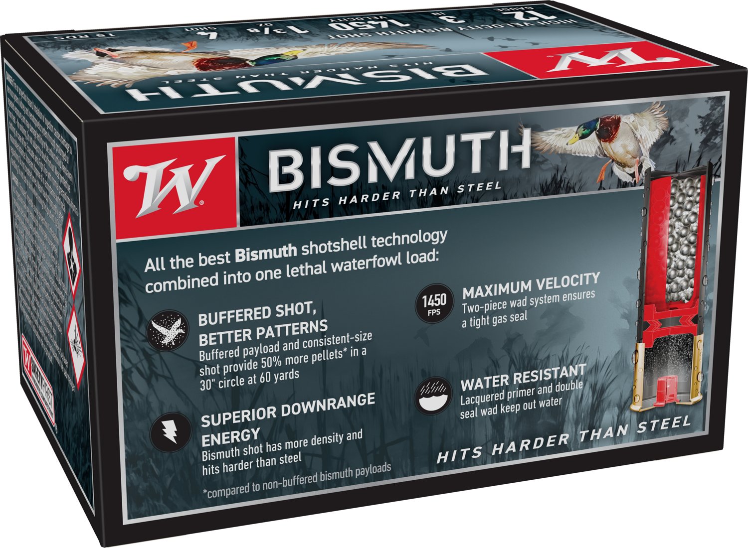 Winchester Bismuth Waterfowl 12 Gauge Shotshells - 15 Rounds                                                                     - view number 2