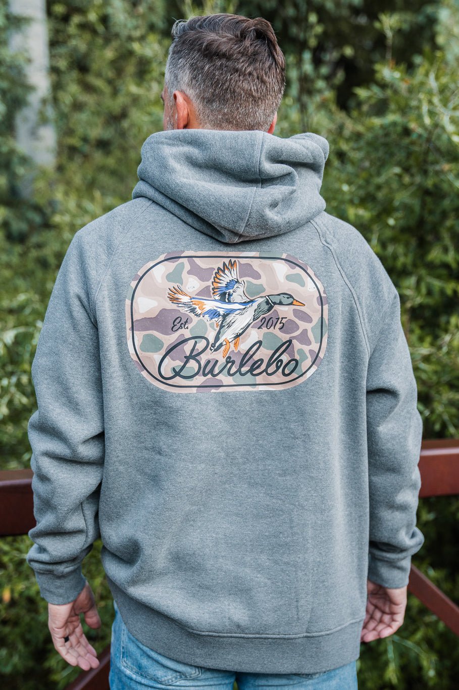 BURLEBO Men's Fleece Pullover Hoodie - view number 2