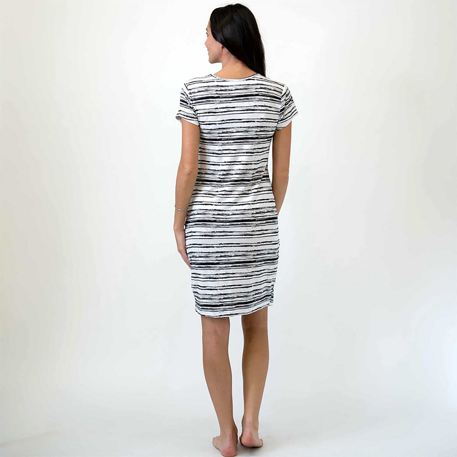 Dakini Women's Perfect Scoop Neck Stripe Dress                                                                                   - view number 2