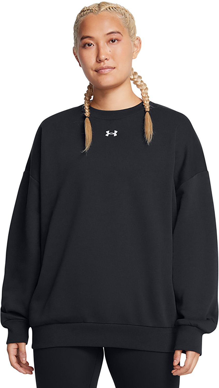 Under Armour Women's Rival Fleece Oversized Crew Sweatshirt                                                                     
