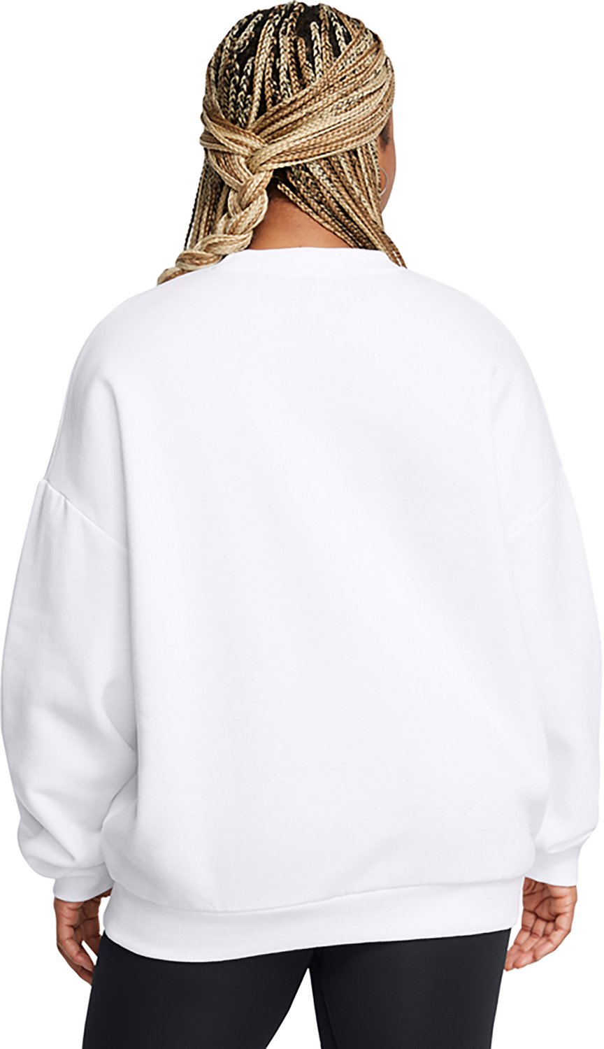 Under Armour Women's Rival Fleece Oversized Crew Sweatshirt - view number 2
