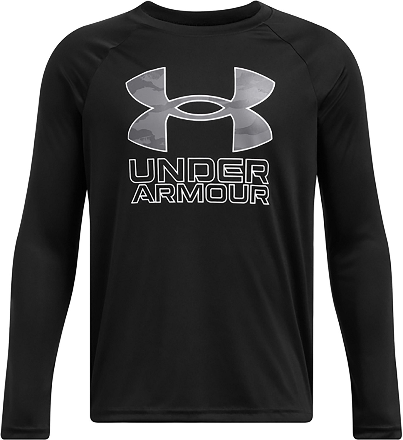 大人気新品 Boys' Armour Under Tech T Sleeve Long Fill Print Hybrid Clothing