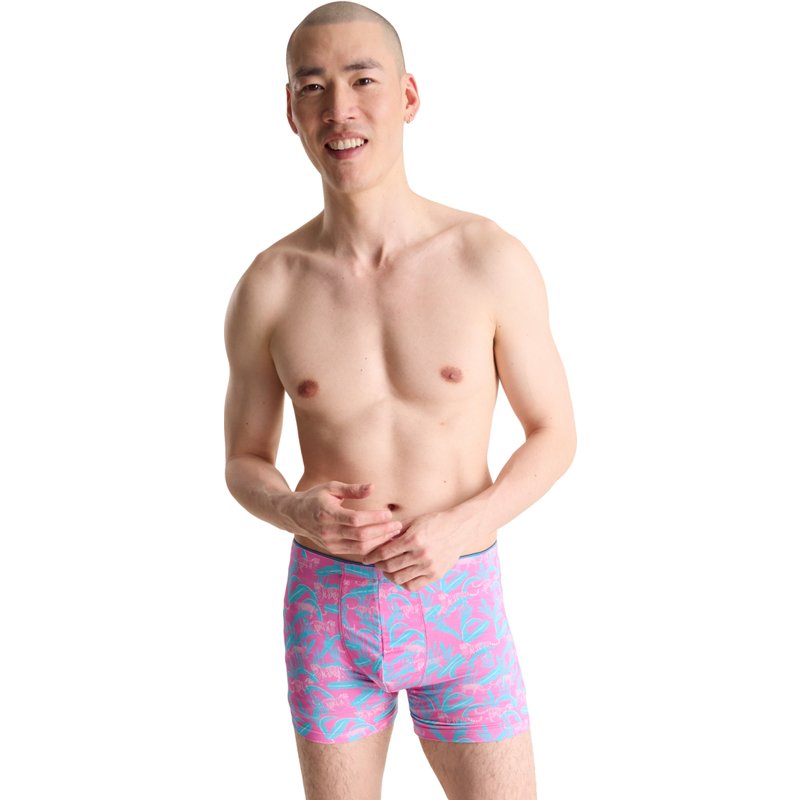 Chubbies Men's Printed Boxer Brief Pink, X-Large - Men's Athletic Performance Tops at Academy Sports