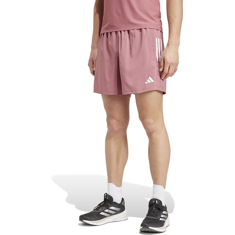 adidas Men's Own the Run Running Shorts 7 in Preloved Crimson, Small - Men's Running Bottoms at Academy Sports