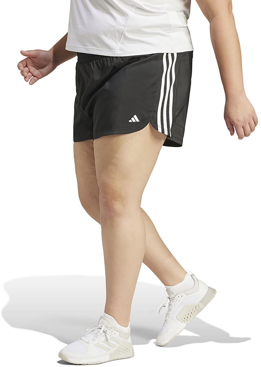 adidas Women's Pacer High-Rise Plus Size Shorts