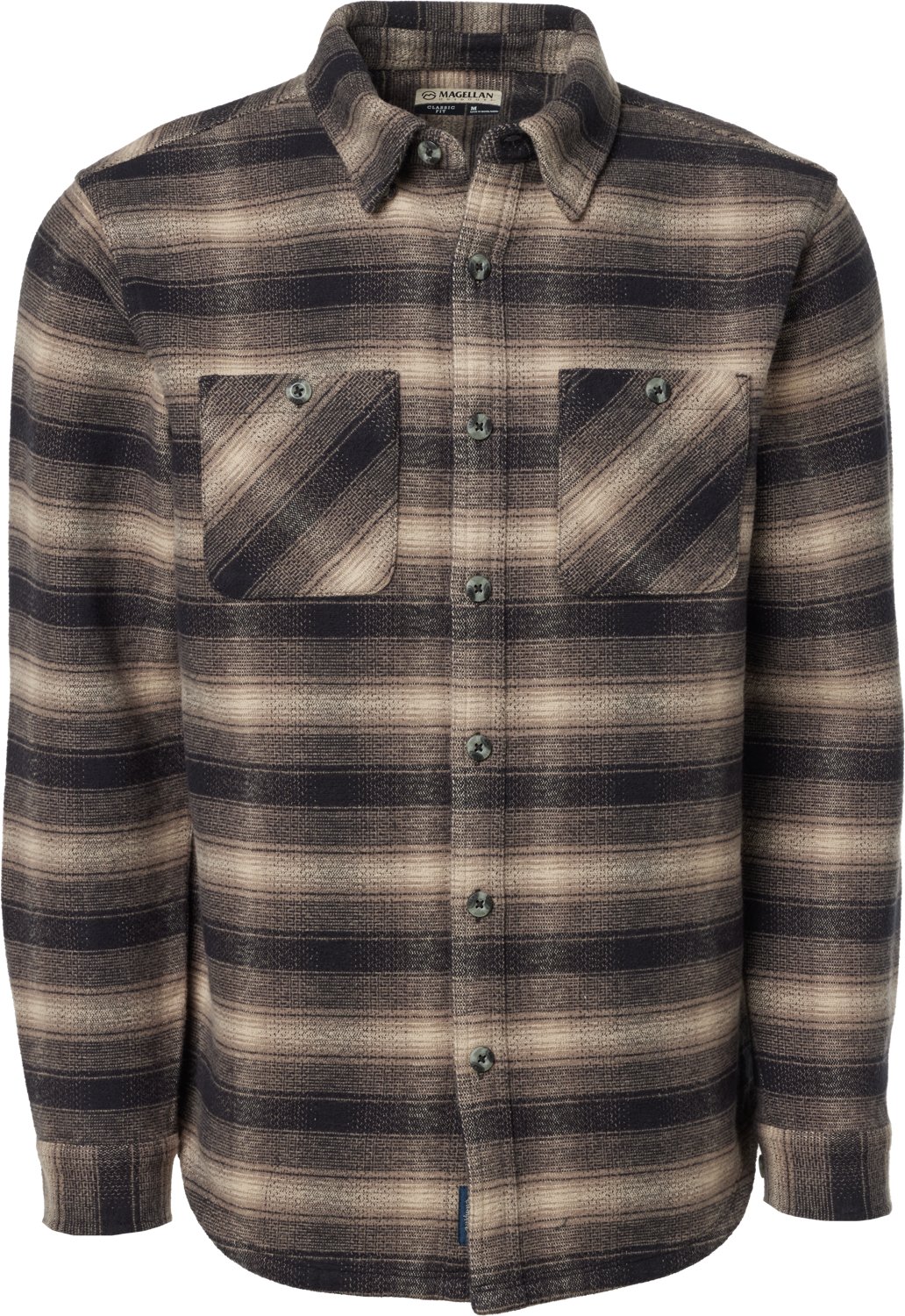 Magellan Outdoors Men's Campfire Brawny Long Sleeve Flannel Shirt - view number 3