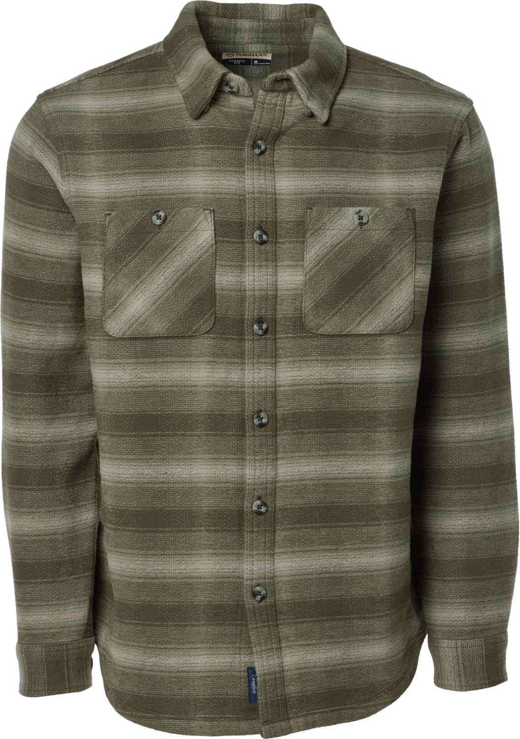 Magellan Outdoors Men's Campfire Brawny Long Sleeve Flannel Shirt - view number 3