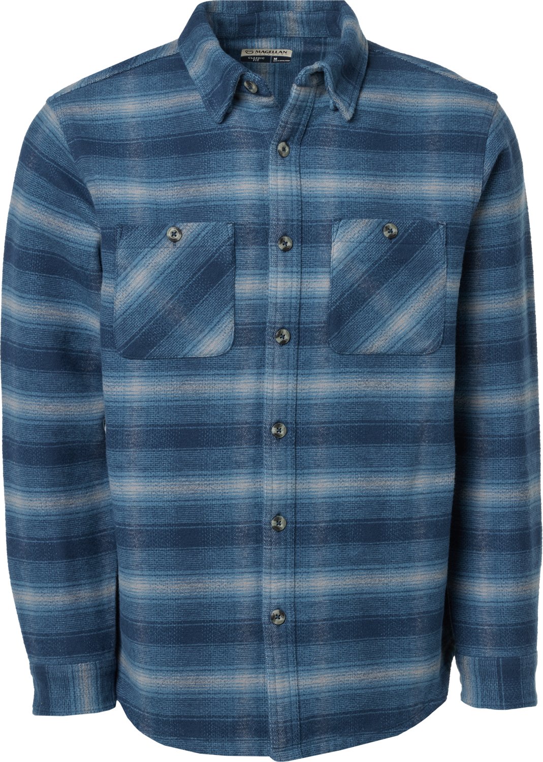 Magellan Outdoors Men's Campfire Brawny Long Sleeve Flannel Shirt