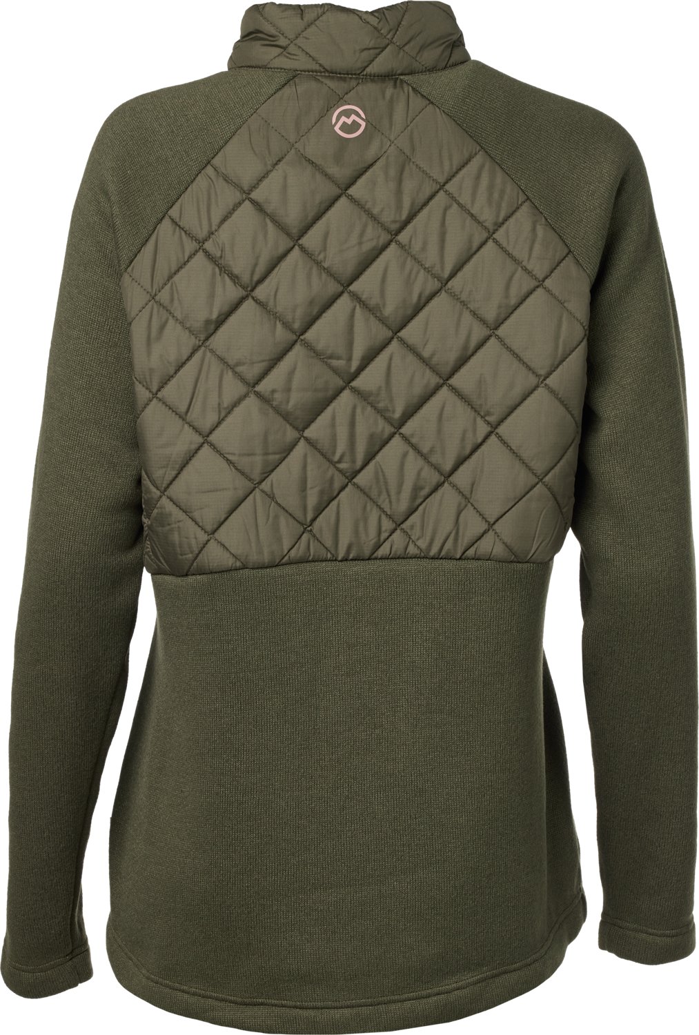 Magellan Outdoors Women's Fayette Mixed Media Solid Pullover                                                                     - view number 2