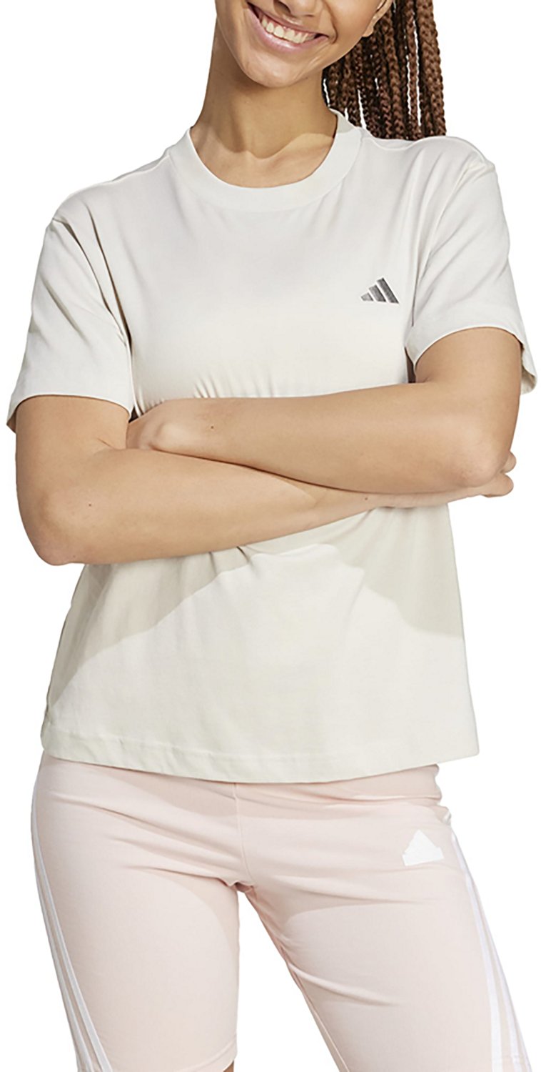 Adidas small logo t shirt online