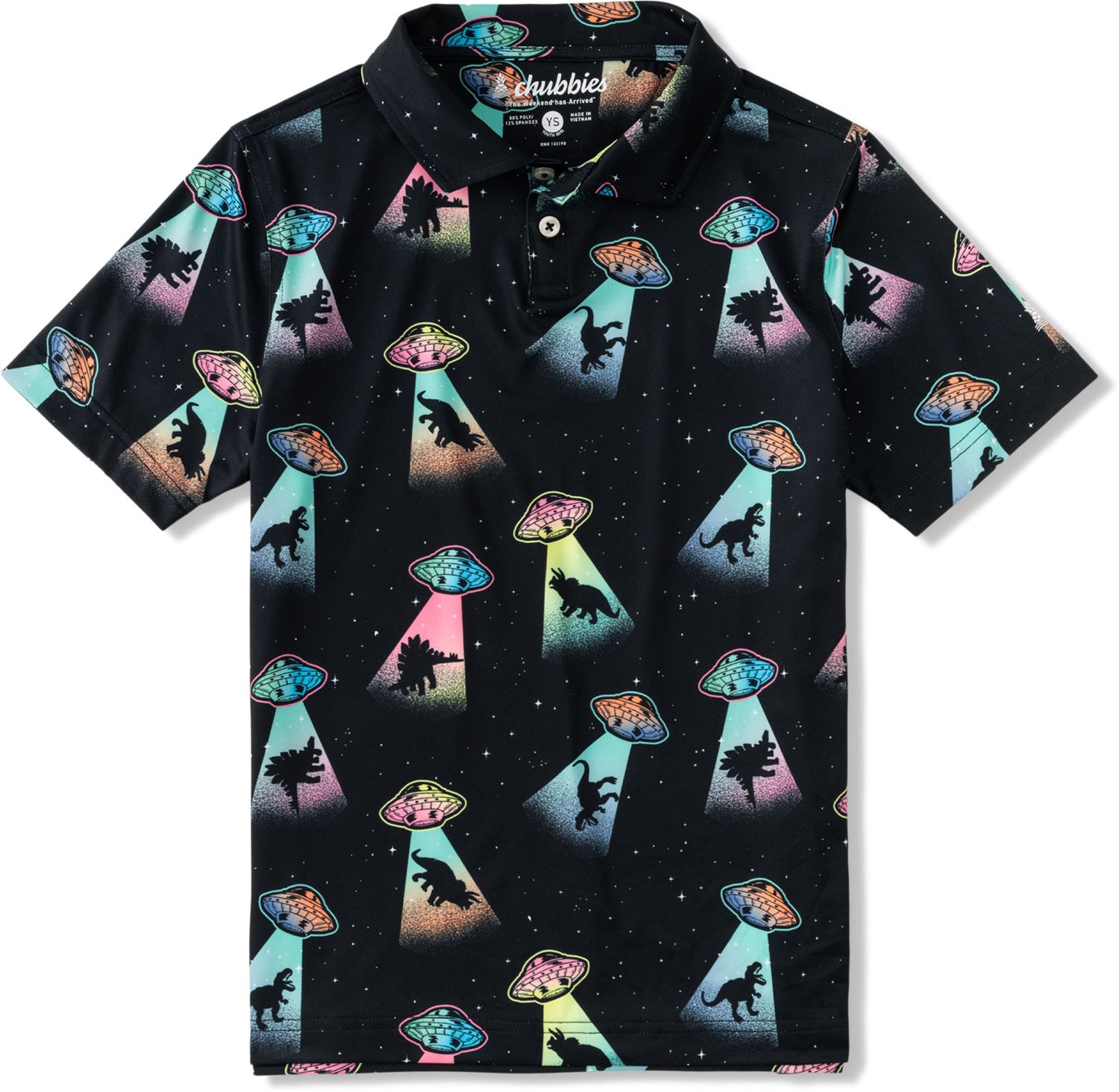 Chubbies Boys' The Beam Me Up Polo Shirt - view number 5