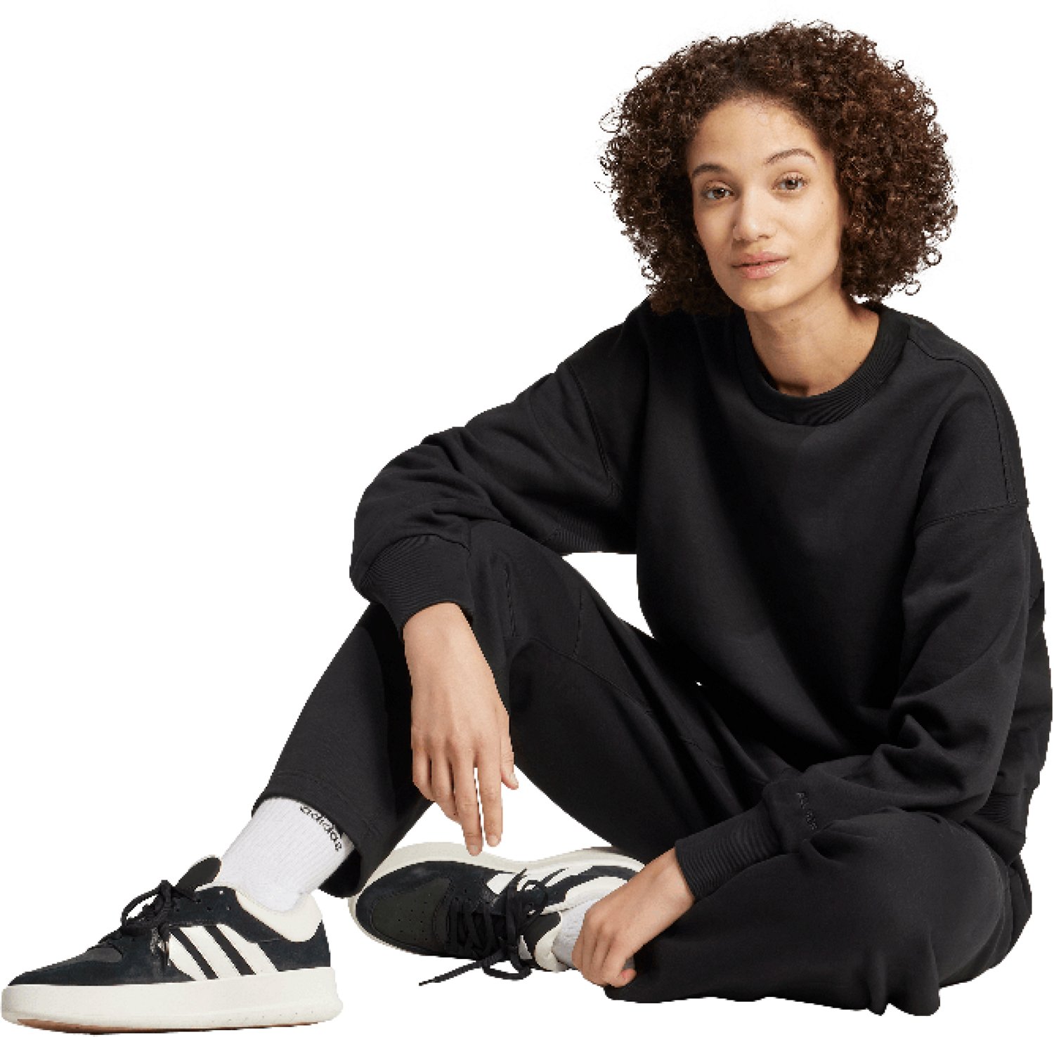 adidas Women's ALL SZN Fleece Loose Sweatshirt - view number 5