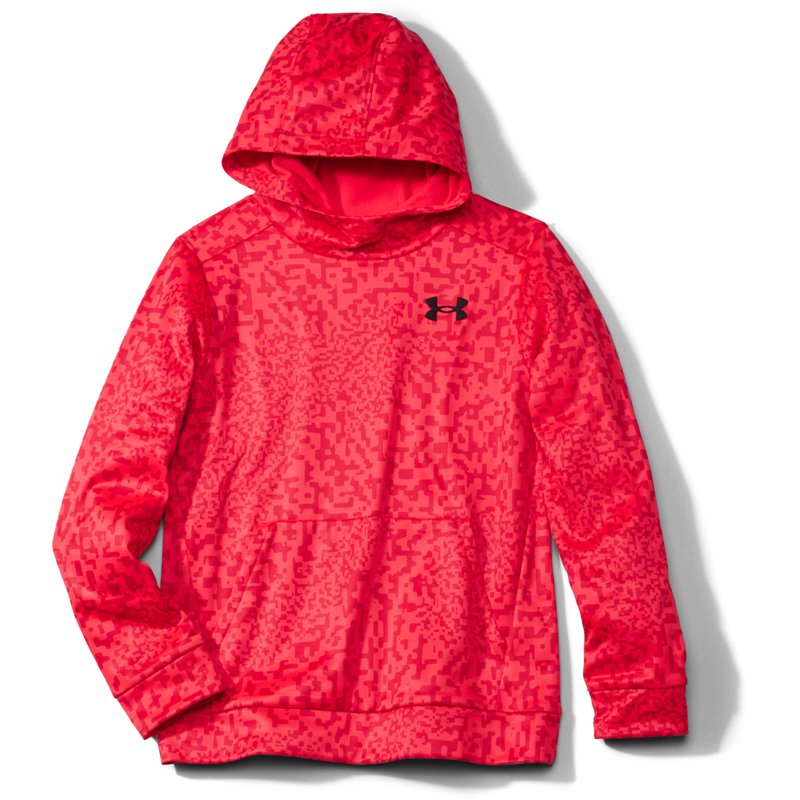 Under Armour Boys' AF Printed Hoodie Racer Red/Red/Black, Large - Boy's Fleece at Academy Sports