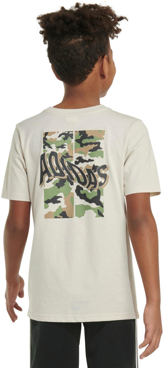 adidas Boys' Camo Mix Up Graphic T-shirt - view number 4