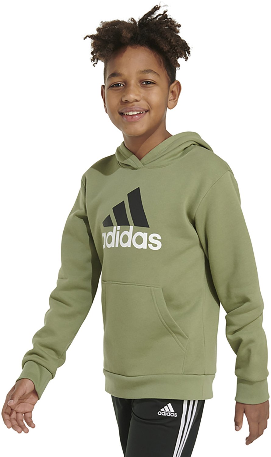 adidas Boys' Essential Cotton Fleece Hoodie - view number 3