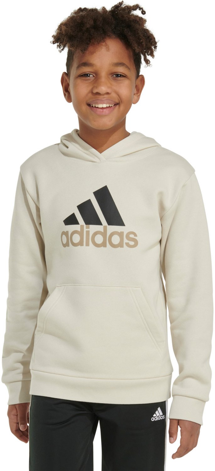 adidas Boys Essential Cotton Fleece Hoodie Academy