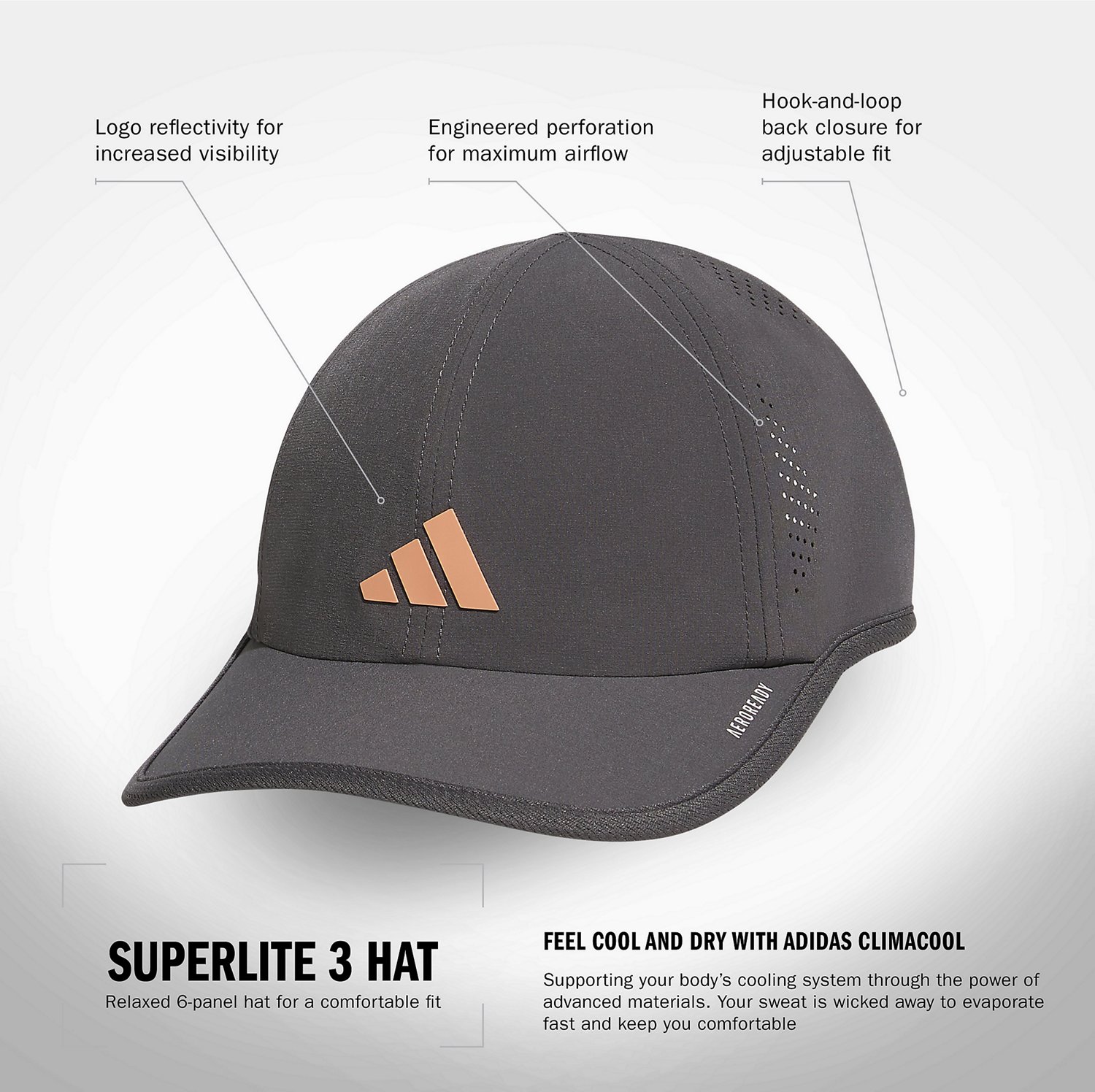adidas Women's Superlite 3 Hat - view number 5