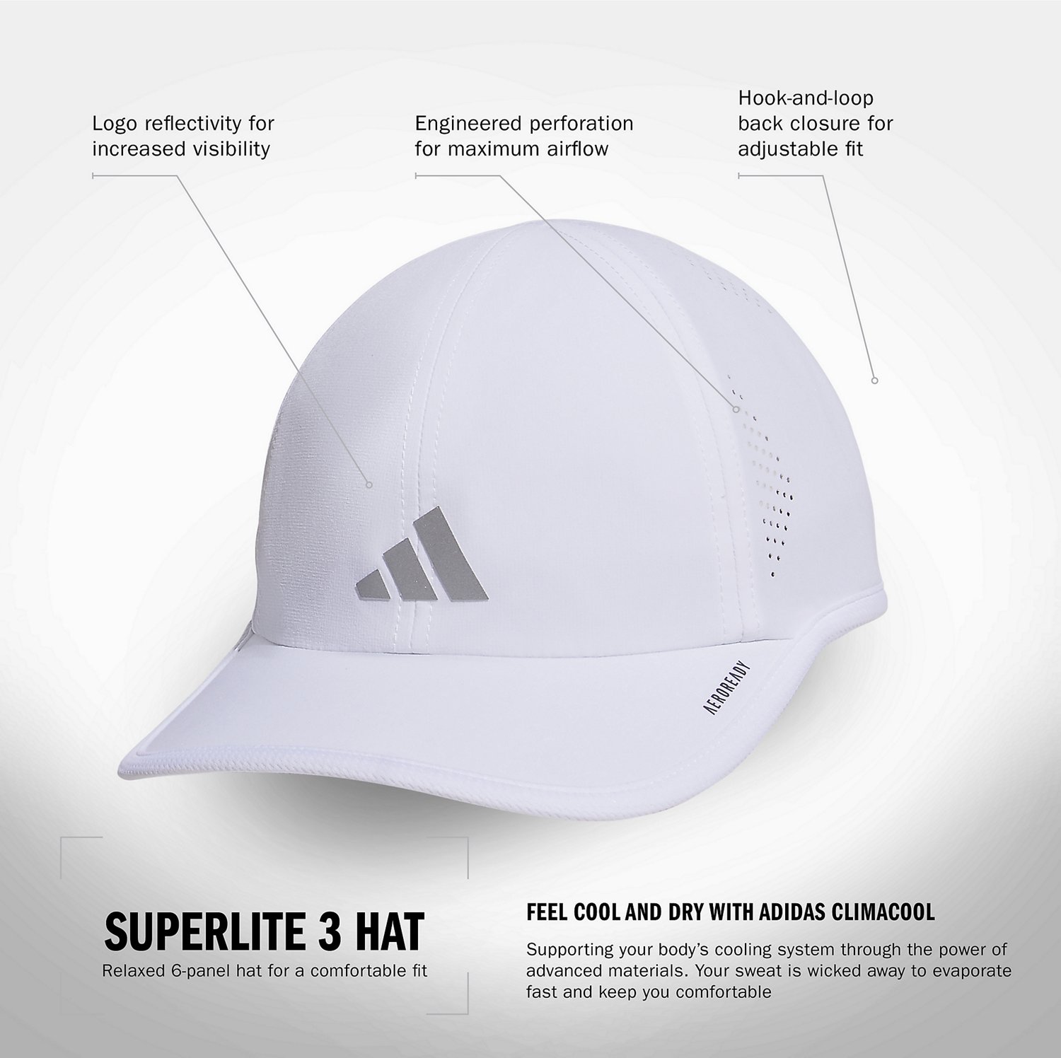 adidas Women's Superlite 3 Hat - view number 5