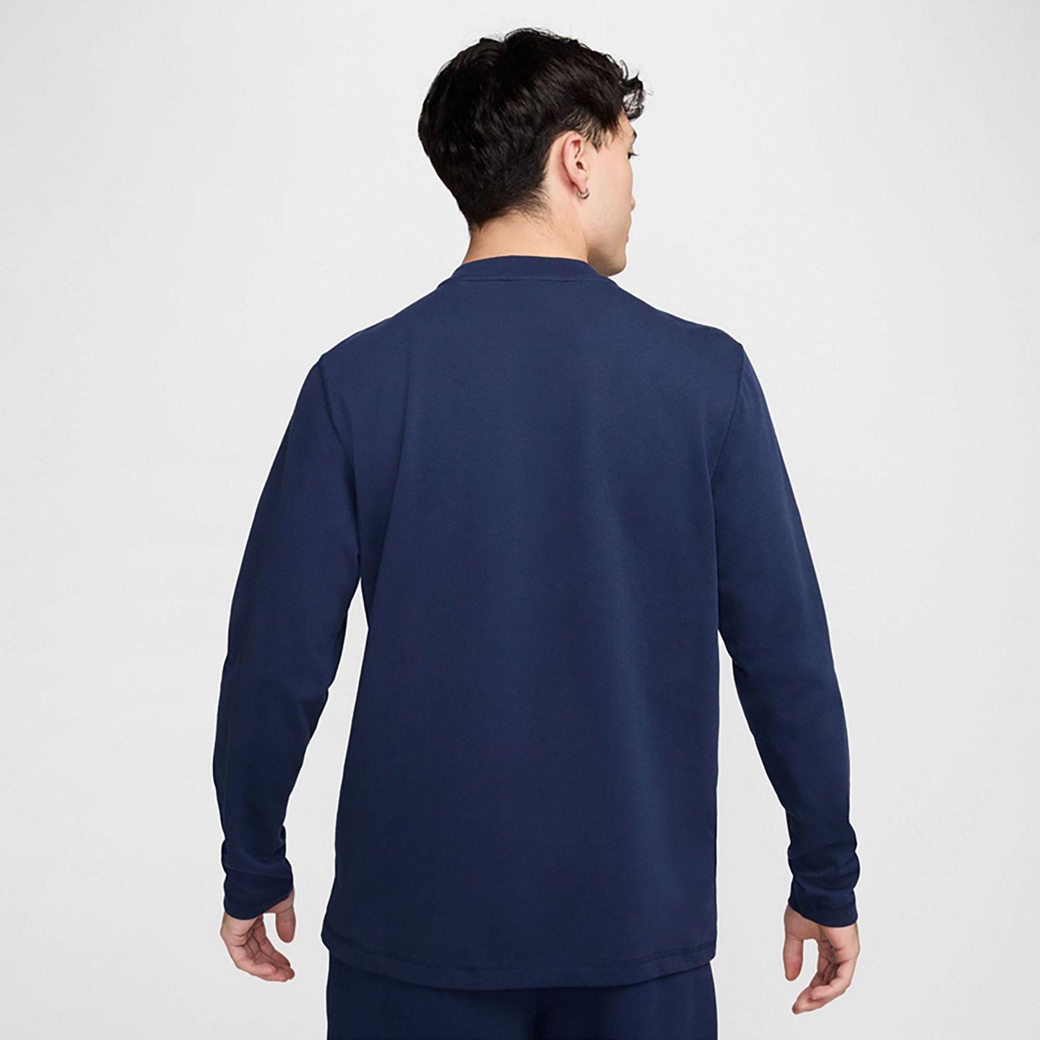 Nike Men's Club Long Sleeve Henley Shirt                                                                                         - view number 2