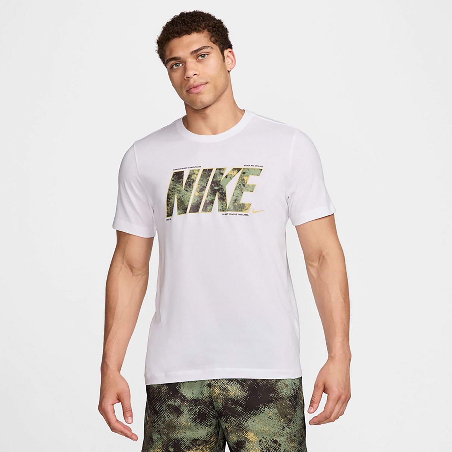 Nike Men s Dri FIT Camo T shirt Free Shipping at Academy