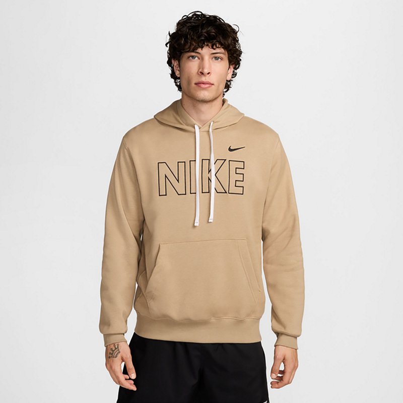 Nike Men's NSW Club Po BB Hoodie Khaki, Medium - Men's Athletic Fleece at Academy Sports