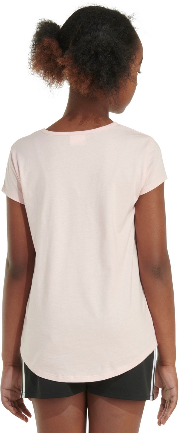 adidas Girls' Essential Short Sleeve Tee                                                                                         - view number 4