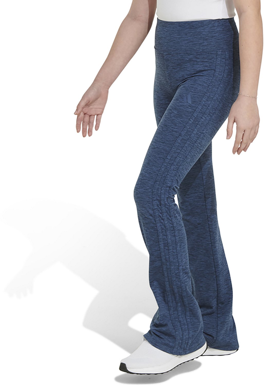 adidas Girls' Melange Flare Leg Pants - view number 3