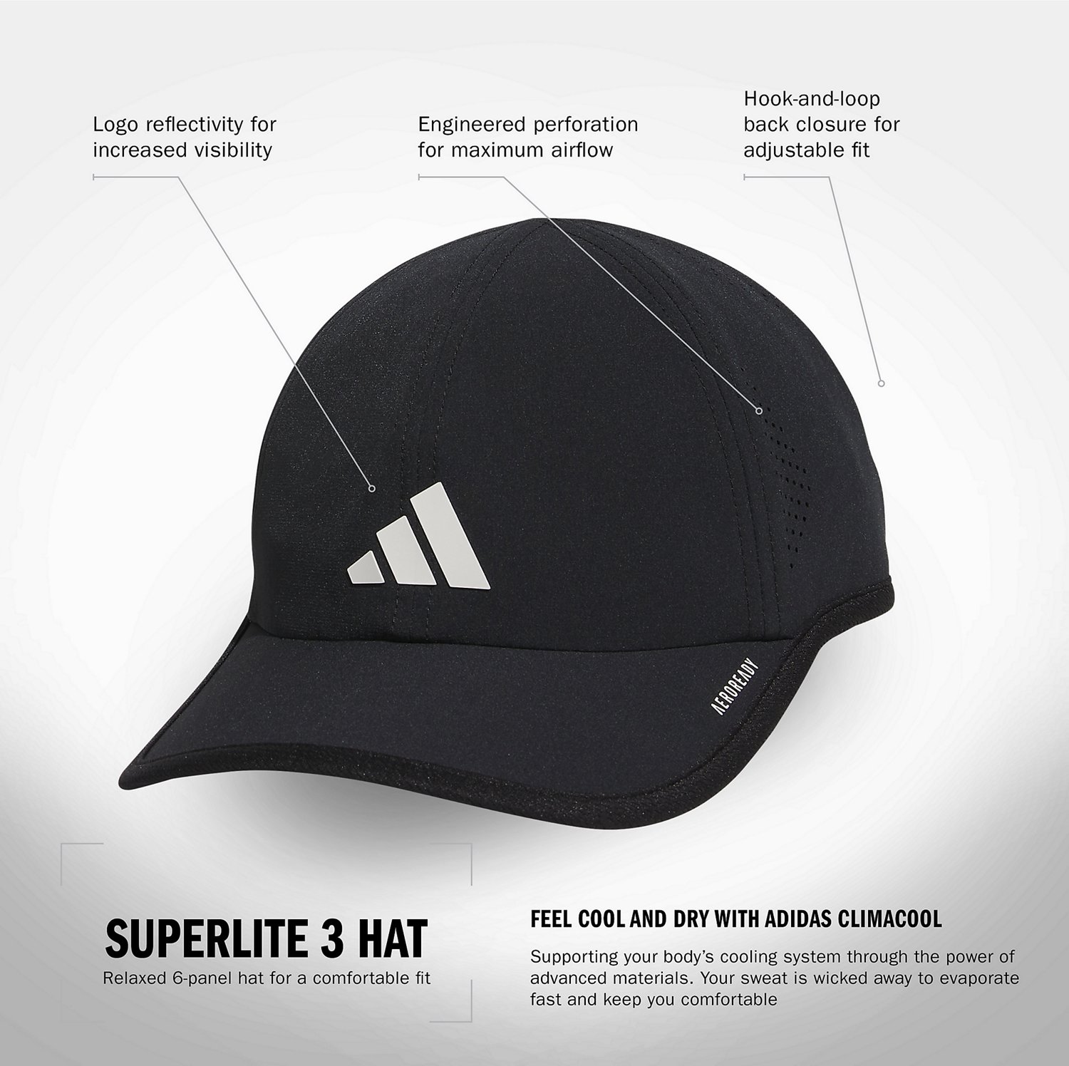 adidas Men's Superlite 3 Hat                                                                                                     - view number 6
