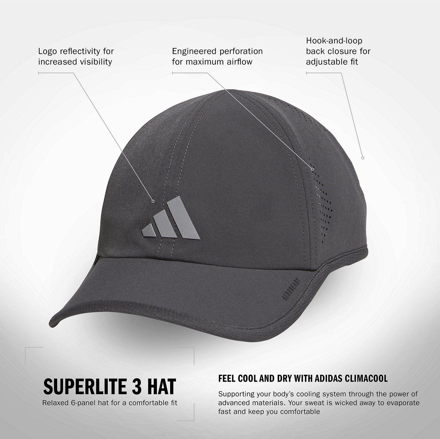 adidas Men's Superlite 3 Hat                                                                                                     - view number 5