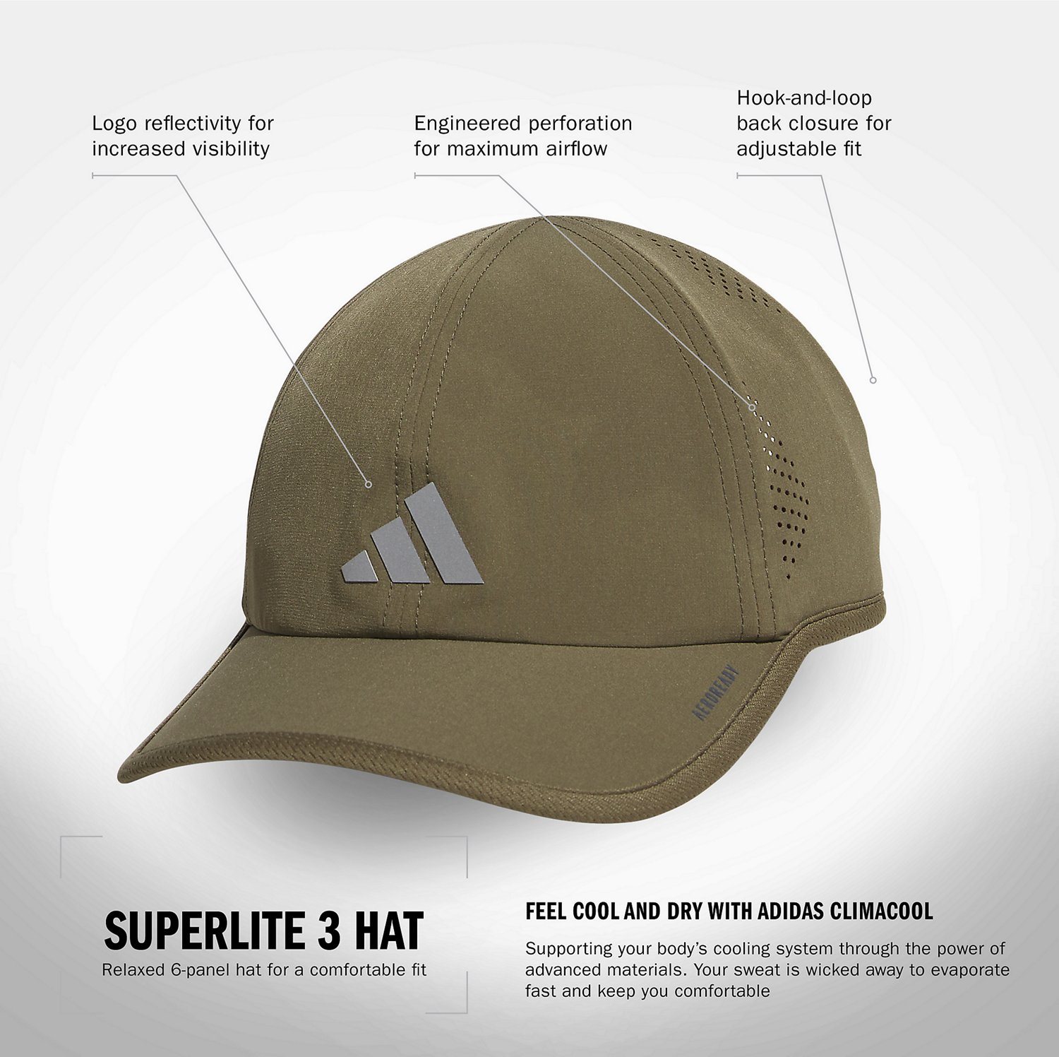 adidas Men's Superlite 3 Hat                                                                                                     - view number 5