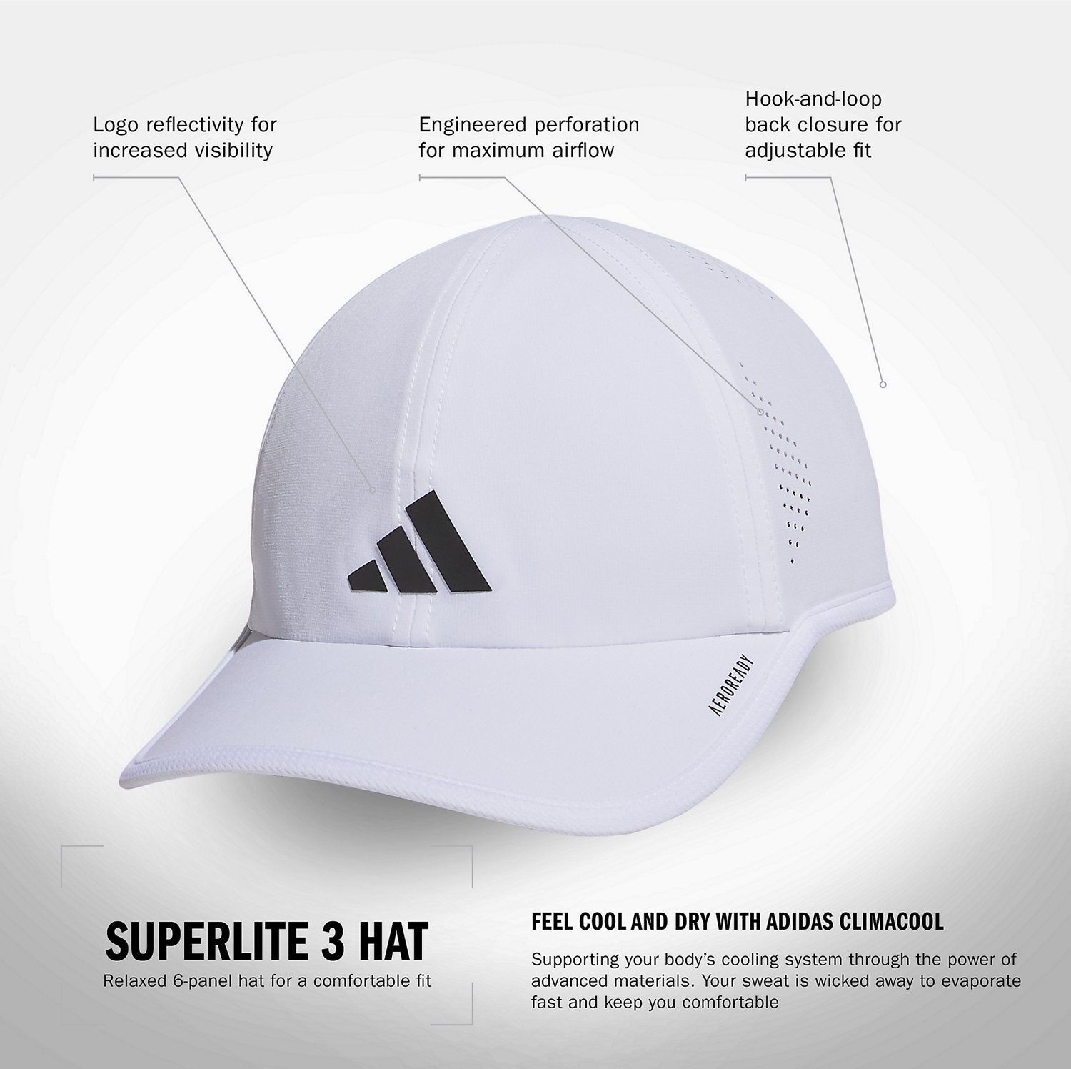 adidas Men's Superlite 3 Hat                                                                                                     - view number 5