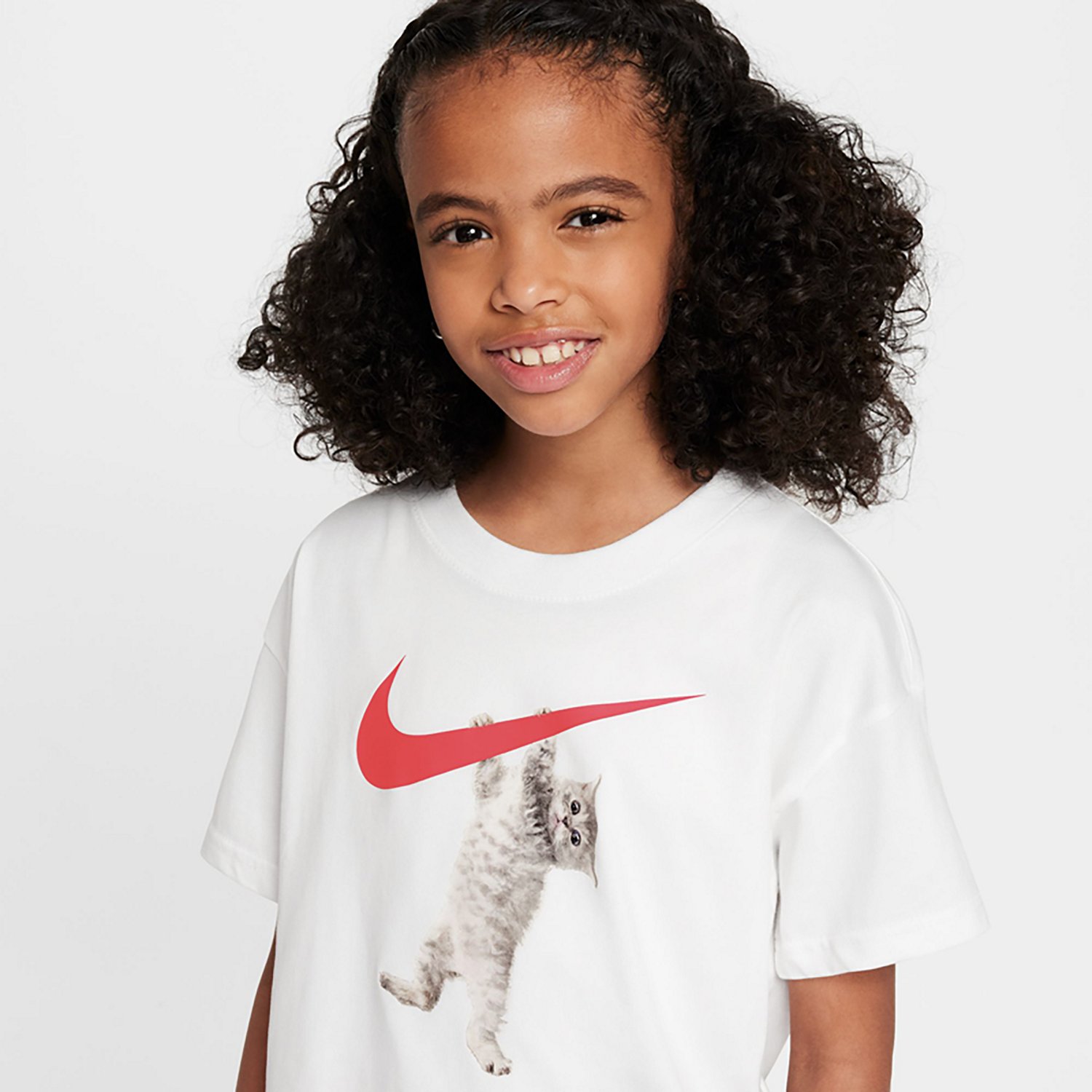 Nike Girls' Hang In There Boxy T-shirt                                                                                           - view number 3