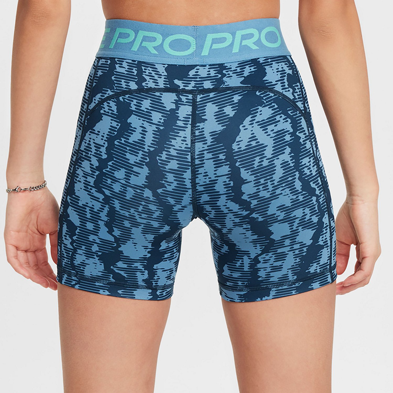 Nike Girls' Dri-FIT Sport Allover Print Shorts 3 in                                                                              - view number 2