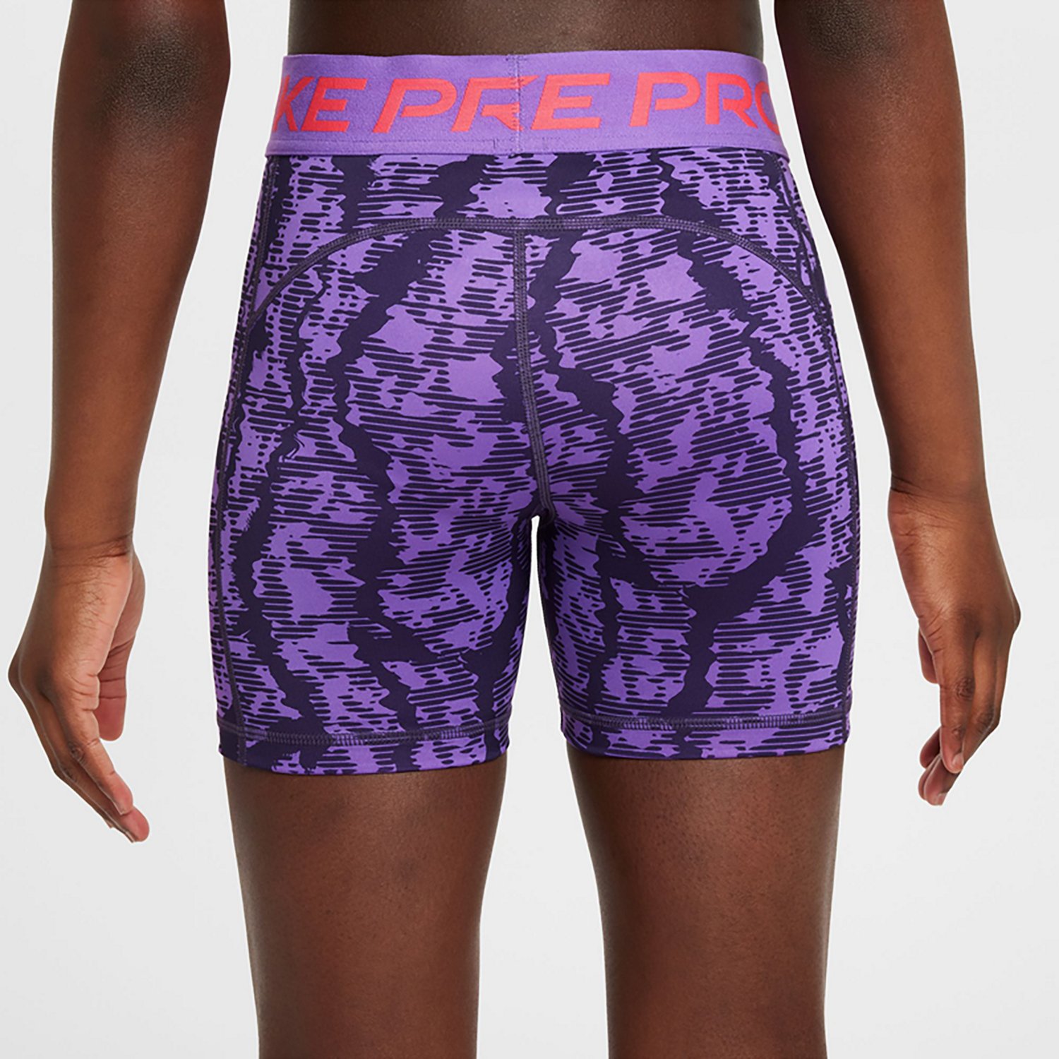 Nike Girls' Dri-FIT Sport Allover Print Shorts 3 in                                                                              - view number 2