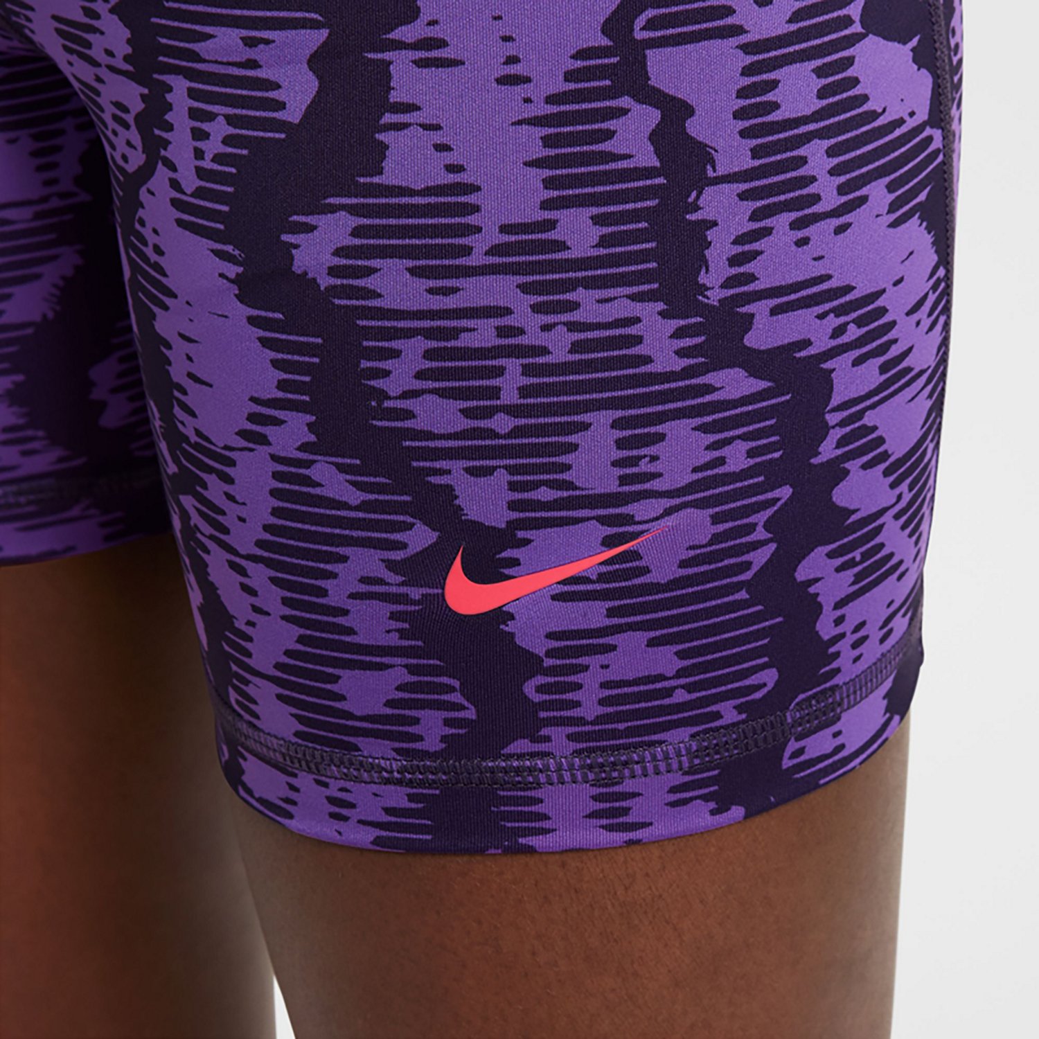 Nike Girls' Dri-FIT Sport Allover Print Shorts 3 in                                                                              - view number 3